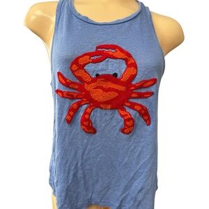 Tory Burch Tank Top Crab Design XS